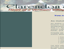 Tablet Screenshot of clarendonspringshotel.com